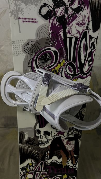 Сноуборд з кріпленням бартон