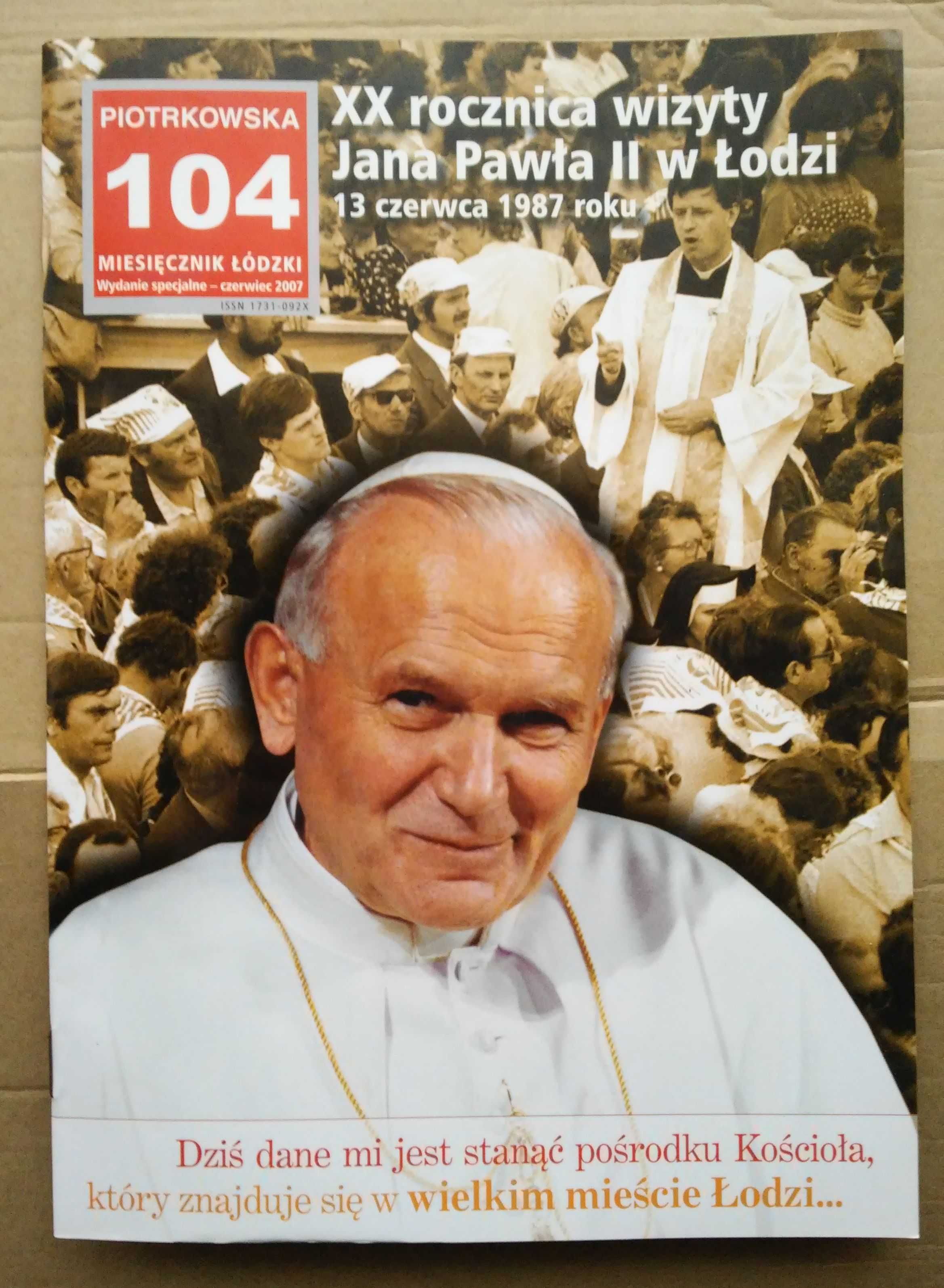 Piotrkowska 104 + CD pielgrzymka papież Jan Paweł II, Łódź 1987