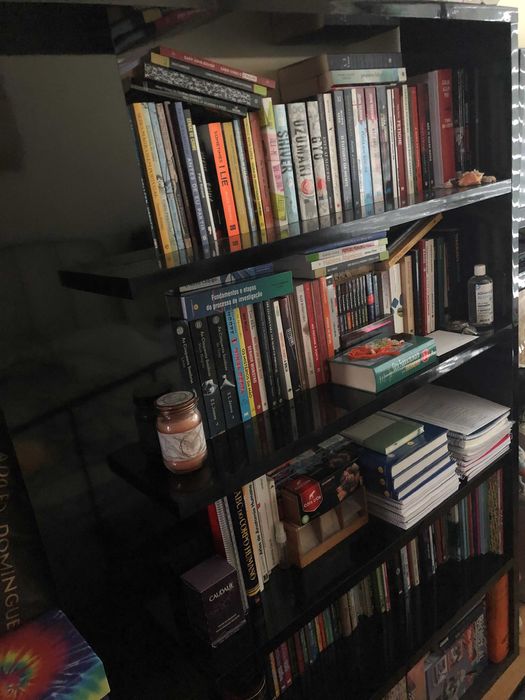 Estante preto brilhante - Baixa de preço