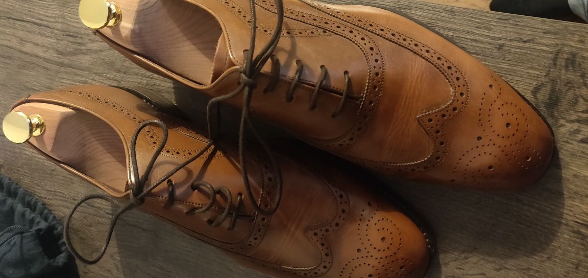 Buty Loake Heston M Mahogany Calf - rozm. 10 F