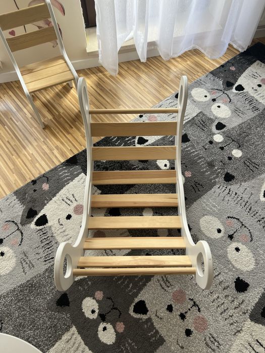 Zesraw Bujak Montessori + blat / stolik + kszeselko 3w1