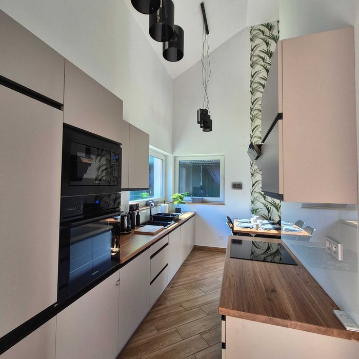 Domek na wynajem z sauną i jacuzzi kominek