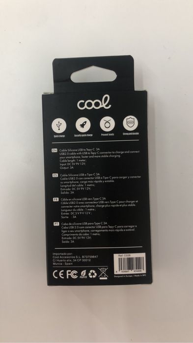 Cabos Tipo-C em silicone COOL