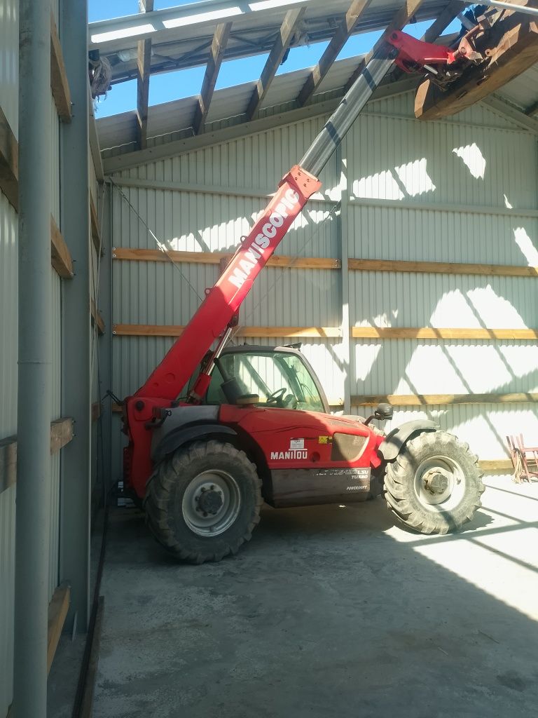 Manitou 735 120 lsu ładowarka teleskopowa. JCB