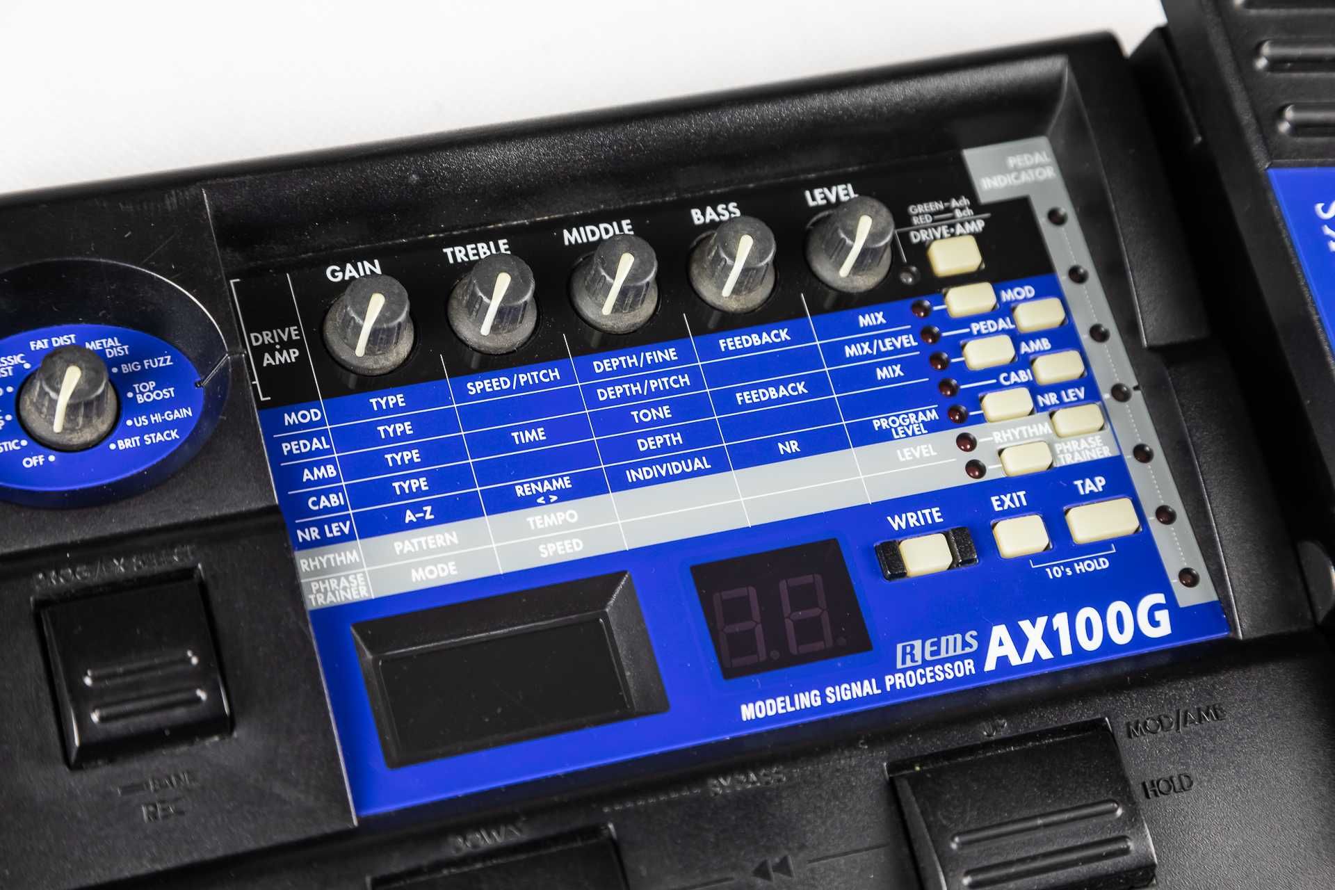 KORG AX 100G - multiefekt gitarowy
