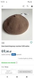 Oddam beret Zara,różne czapeczki, szaliki,mitenki nowe i inne