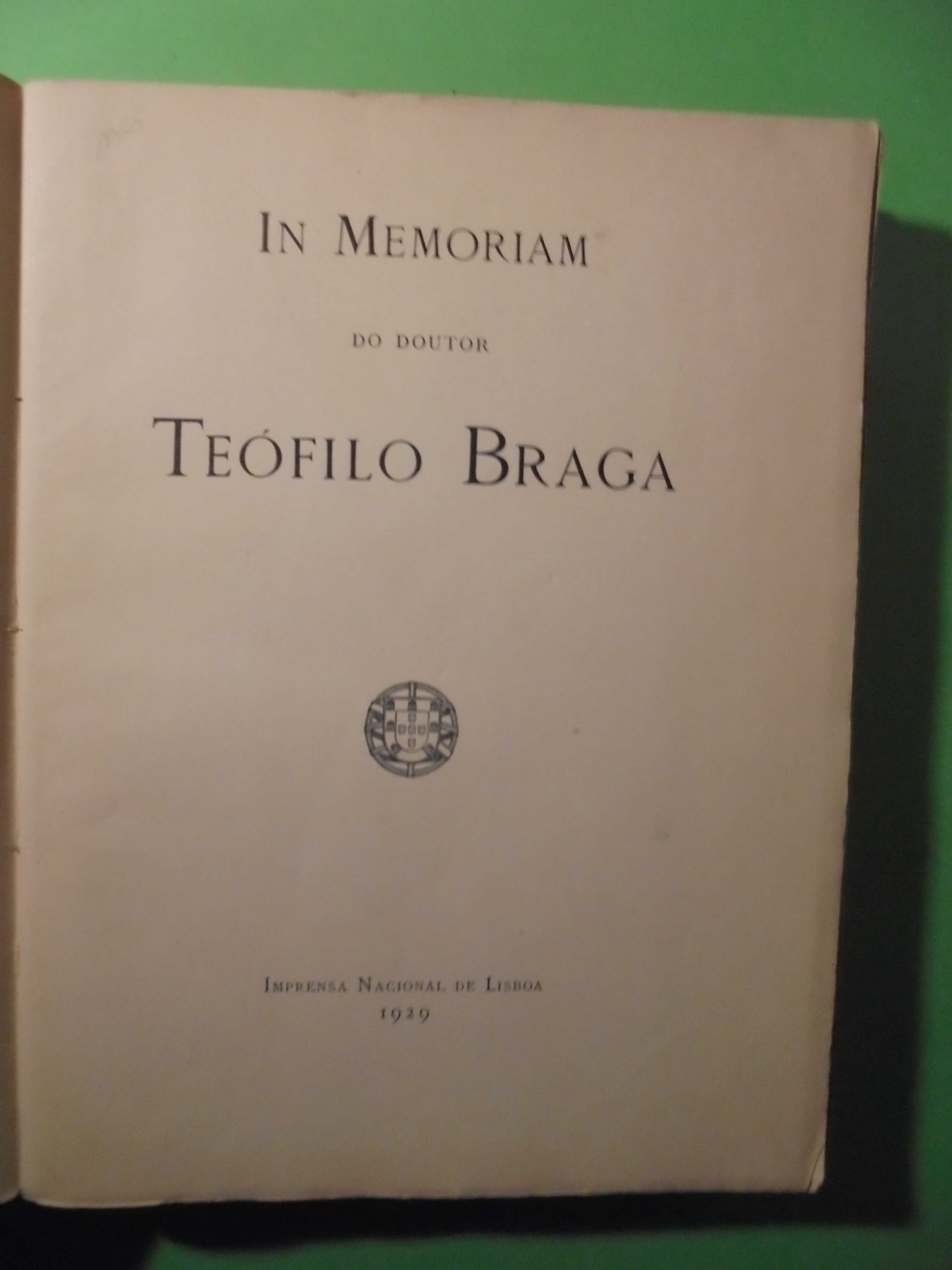 Vários;In Memoriam Teófilo Braga