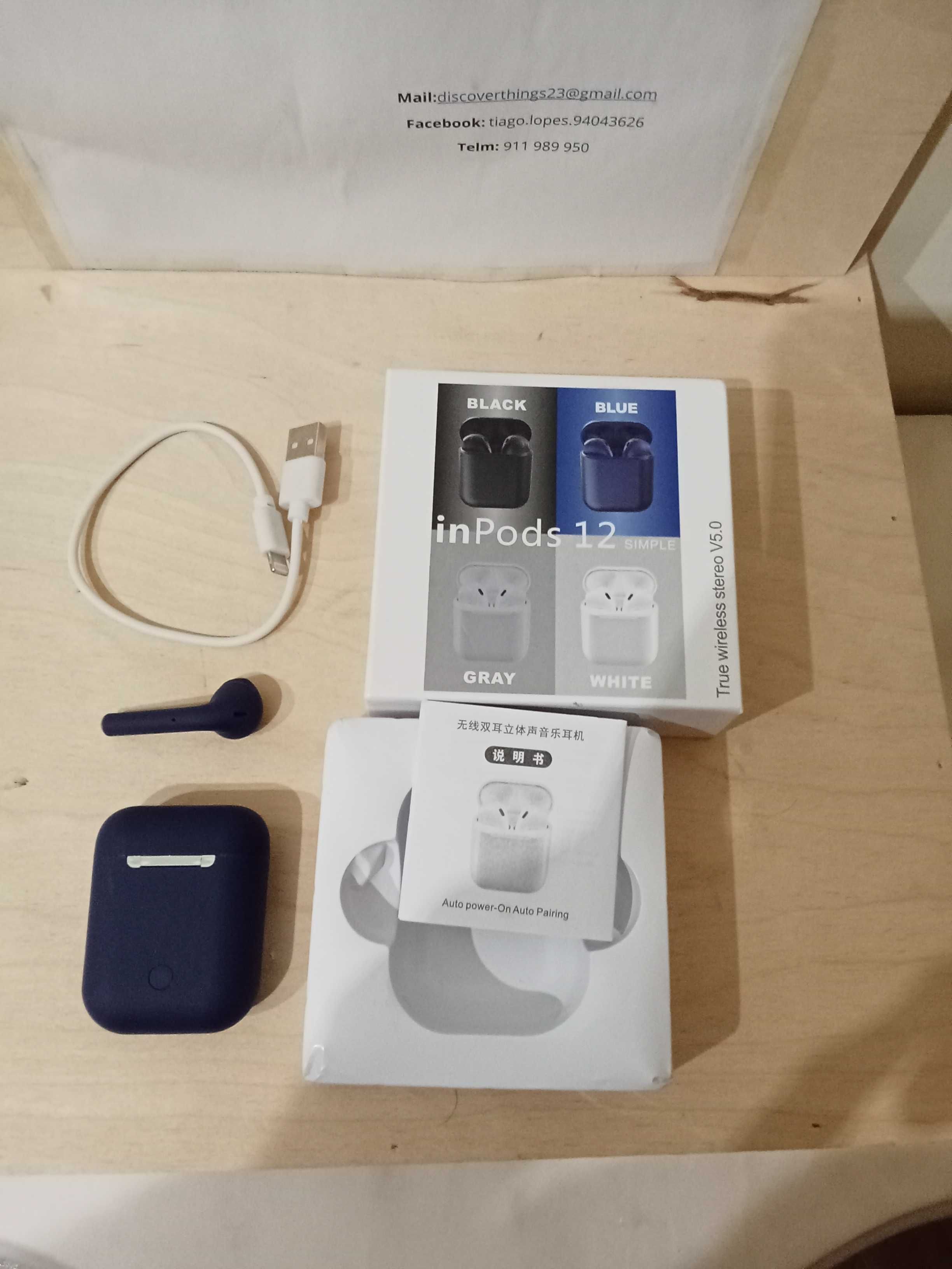 Fones sem fios - Incriáveis!