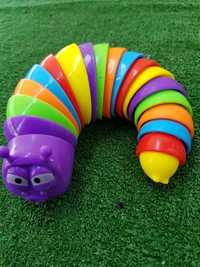 Zabawka dla dzieci: Dżdżownica kolorowa