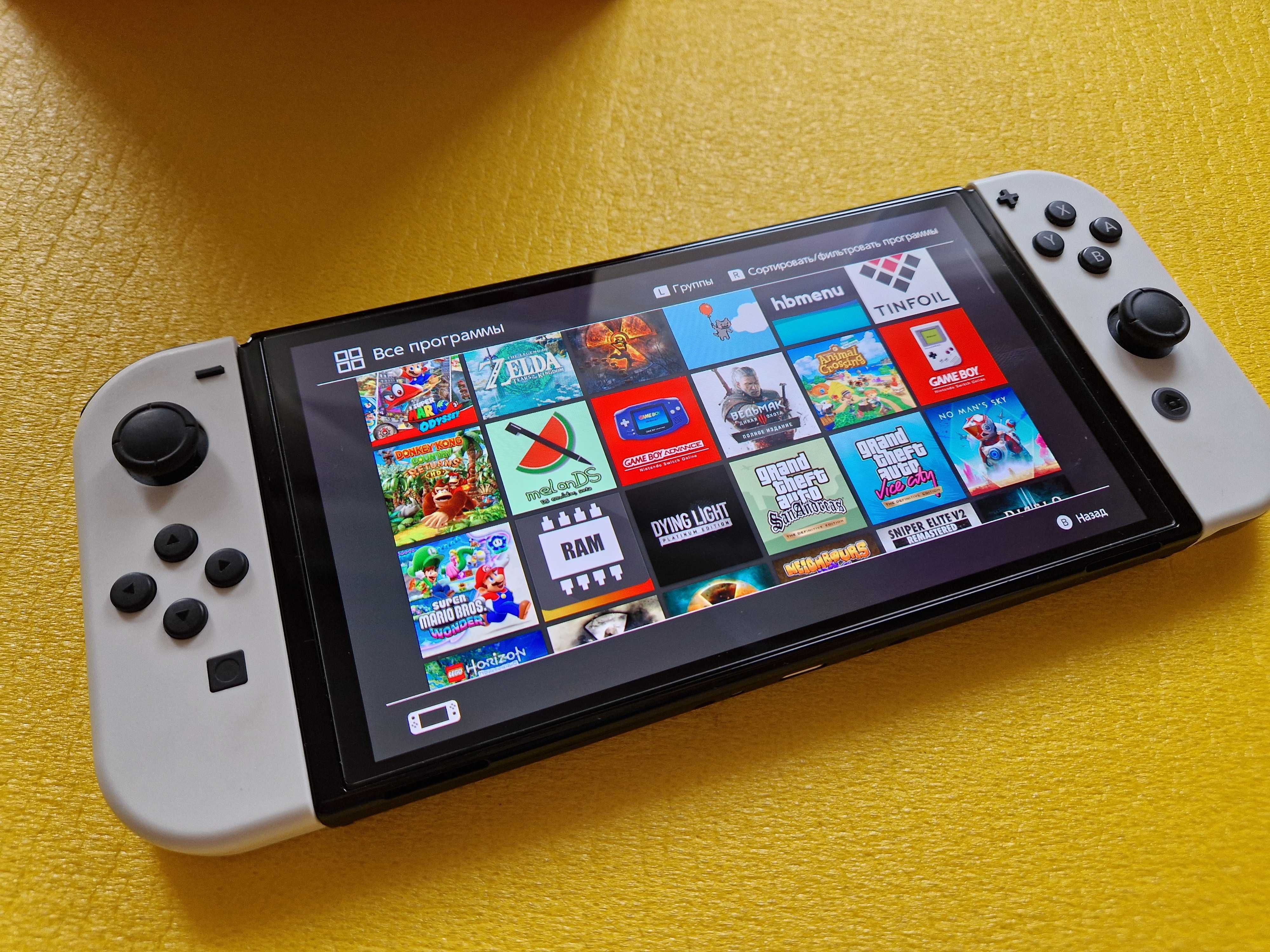 Нова nintendo switch oled + ігри, кп 128 гб