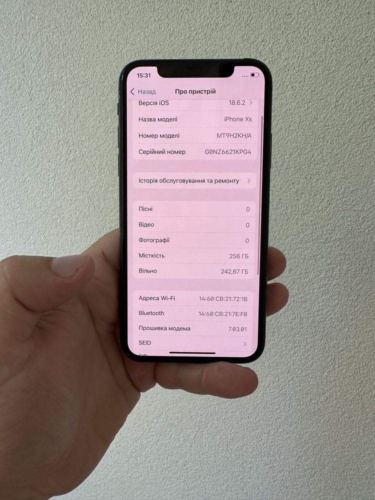 iPhone XS 256 Neverlock (новий акум)