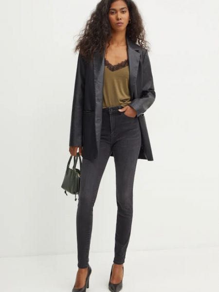 Чорні сірі джинси скіні American Eagle базові котонові стречеві джинсы