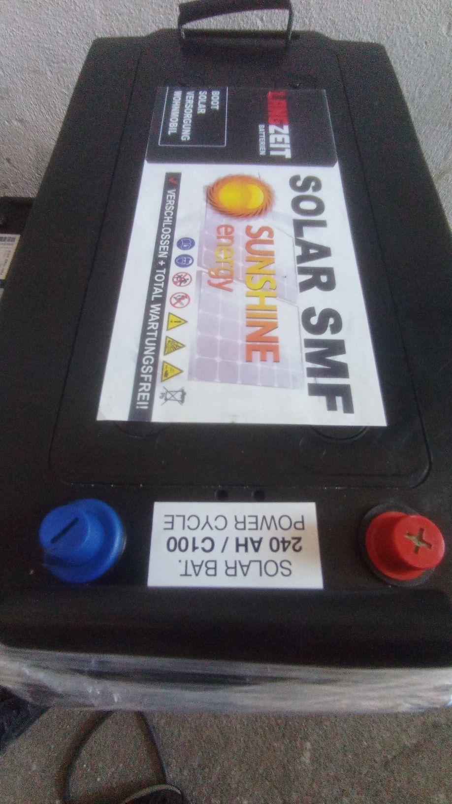 Baterias solares 240 c 100