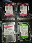 4 dyski twarde 2x 6TB WD Red WD green Toshiba