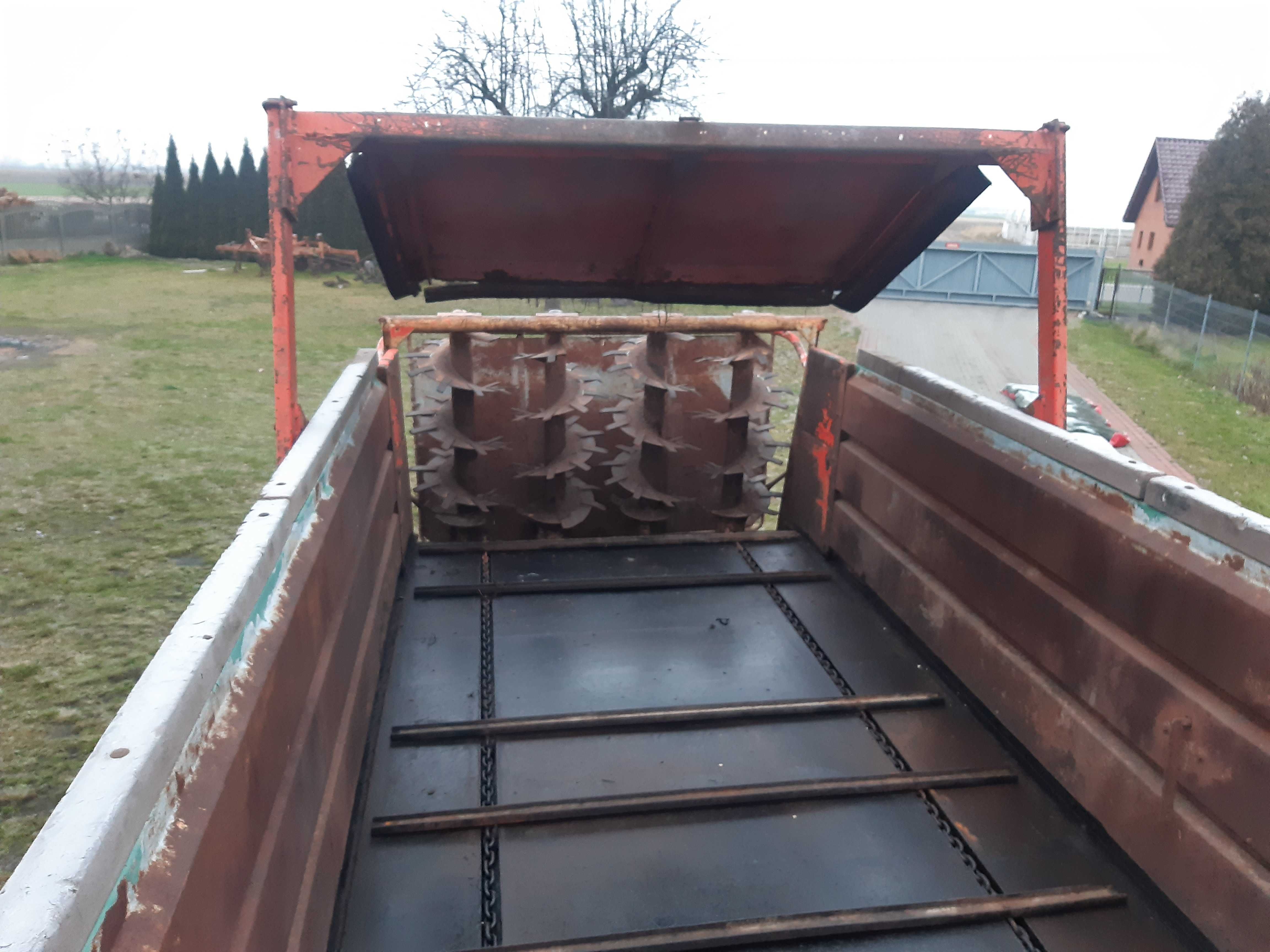 Rozrzutnik do obornika wapna Kemper 8 Ton Tandem