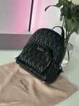 Torebka Miu miu Matelassé Nappa Backpack Black