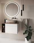 ZZ1105 Szafka pod umywalkę Liberty White 60 cm, biala, lamele
