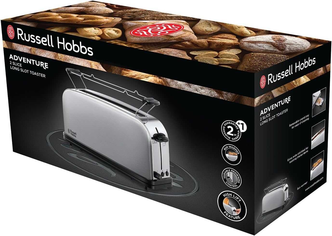 Russell Hobbs 21396 Adventure Toster 1000W, IDEALNY