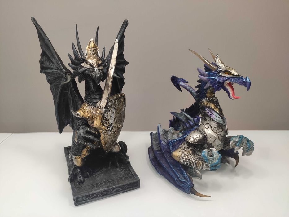 Smok Rzeźba Figura Fantastyka