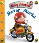 Motor Marka. Mały chłopiec. Olesiejuk Sp. z o.o.