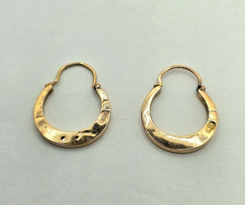 Старинные золотые сережки 56°