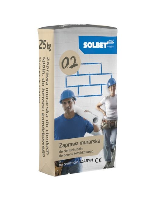 Klej do styropianu, Solbet 25 kg