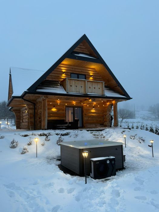Domek w górach FERIE balia JACUZZI SAUNA KOMINEK chata apartament bani
