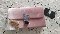 Сумка клатч , розовая сумка