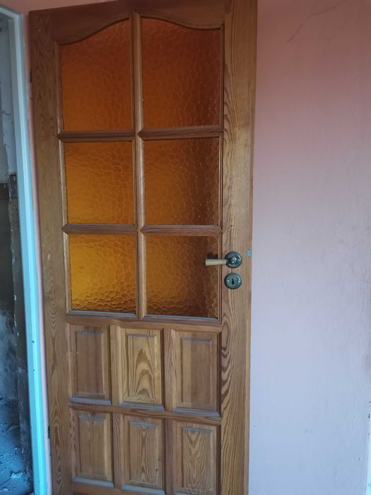 Drzwi drewniane pokojowe sosnowe