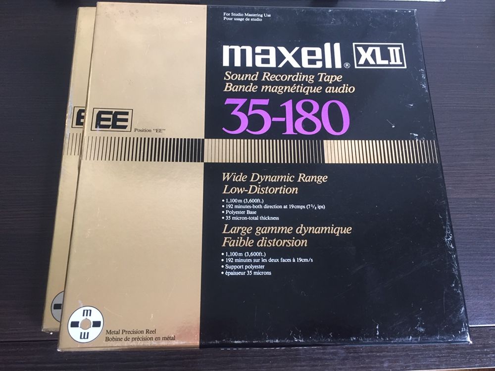 Maxell XLII EE szpula,taśma magnetofonowa, 26cm alu szpula