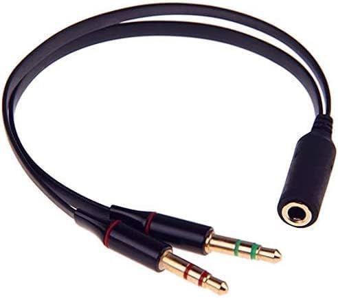 adapter przejściówka do słuchawek mikrofonu 3,5 mm