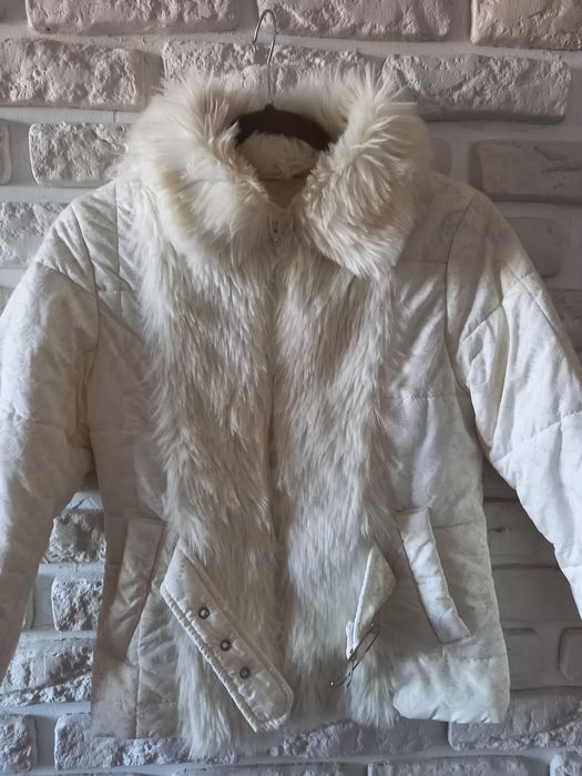 Kurtka jesienno zimowa ecru  XS/S