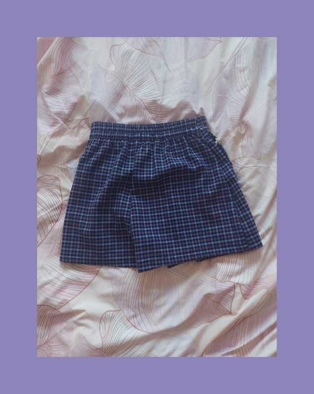 Tennis skirt spódniczka w kratę spódniczko spodenki Bershka 34 xs