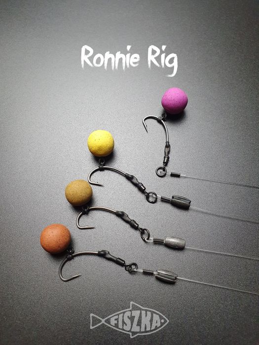 5 x przypony karpiowe Ronnie Rig #4 BEZZADZIOROWE do kulek pop-up