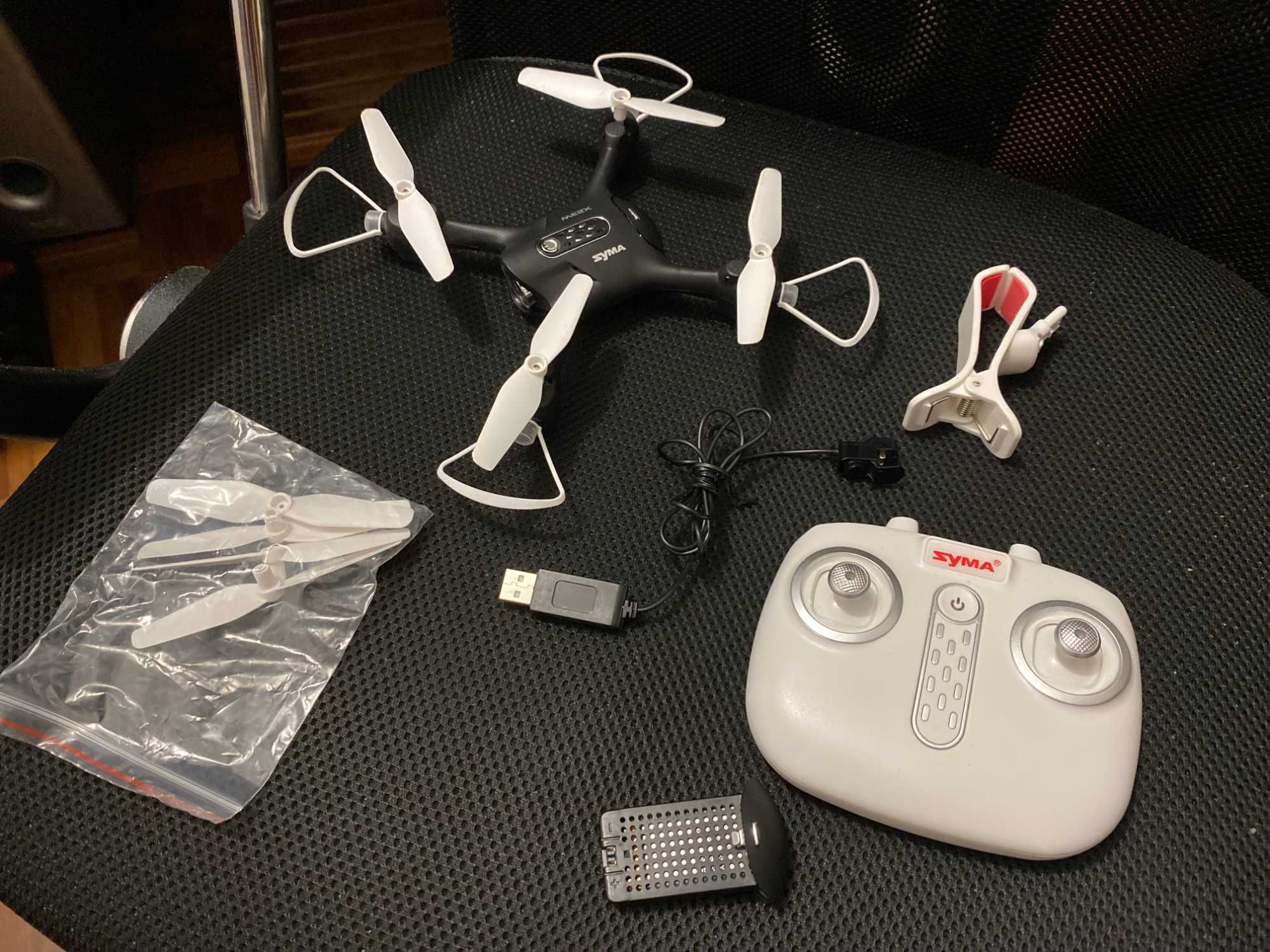 Drone Syma X23w com 2 baterias e 2 motores extra