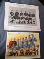 Separatas Seleção PORTUGAL Vencedora Jogos c/Irlanda 1947 Espanha 1956