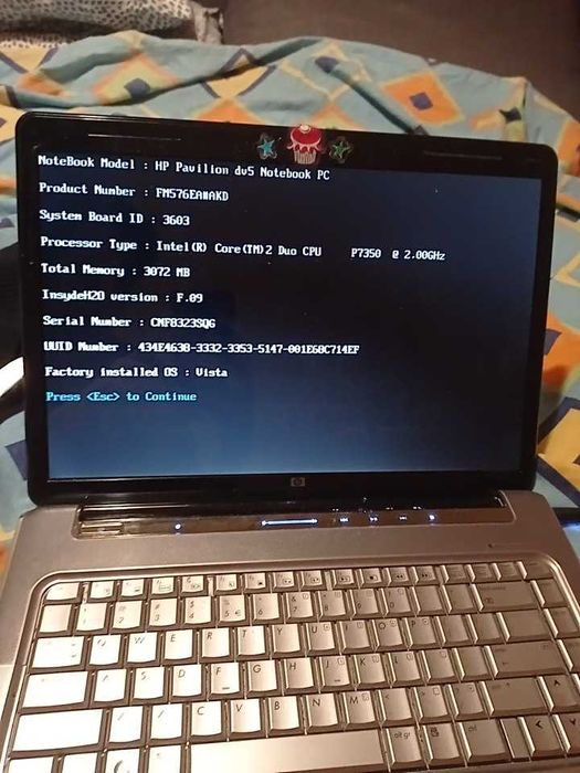 Laptop HP (Pracuje)