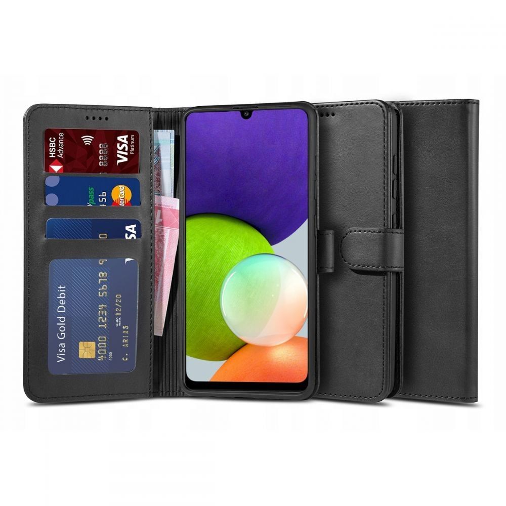 Etui Wallet Portfel z Klapką Szkło Hartowane do Samsung Galaxy A22 5G