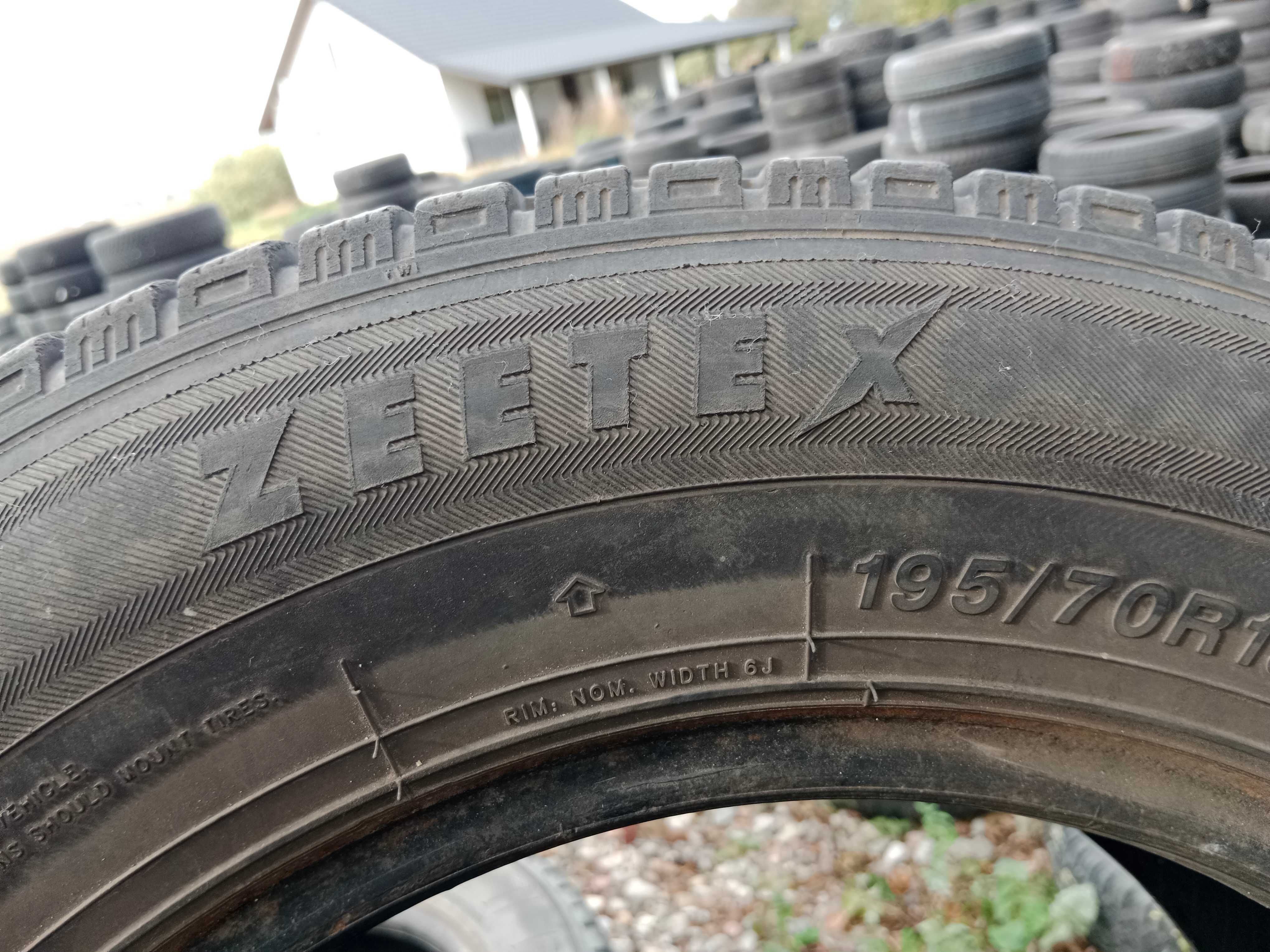 Opona używana 195/70R15C Zeetex Z-ICE2000C 1szt
