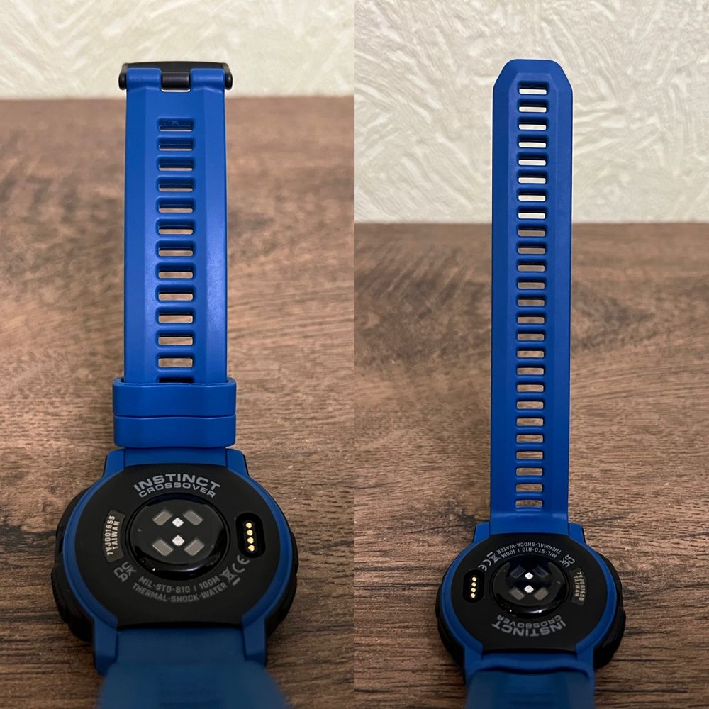 Смарт-часы Garmin Instinct Crossover Solar Tidal Blue