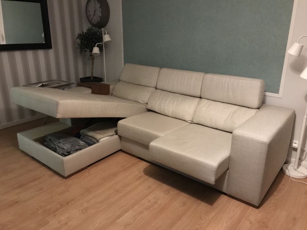Sofa com chaise longue OPorto Antarte