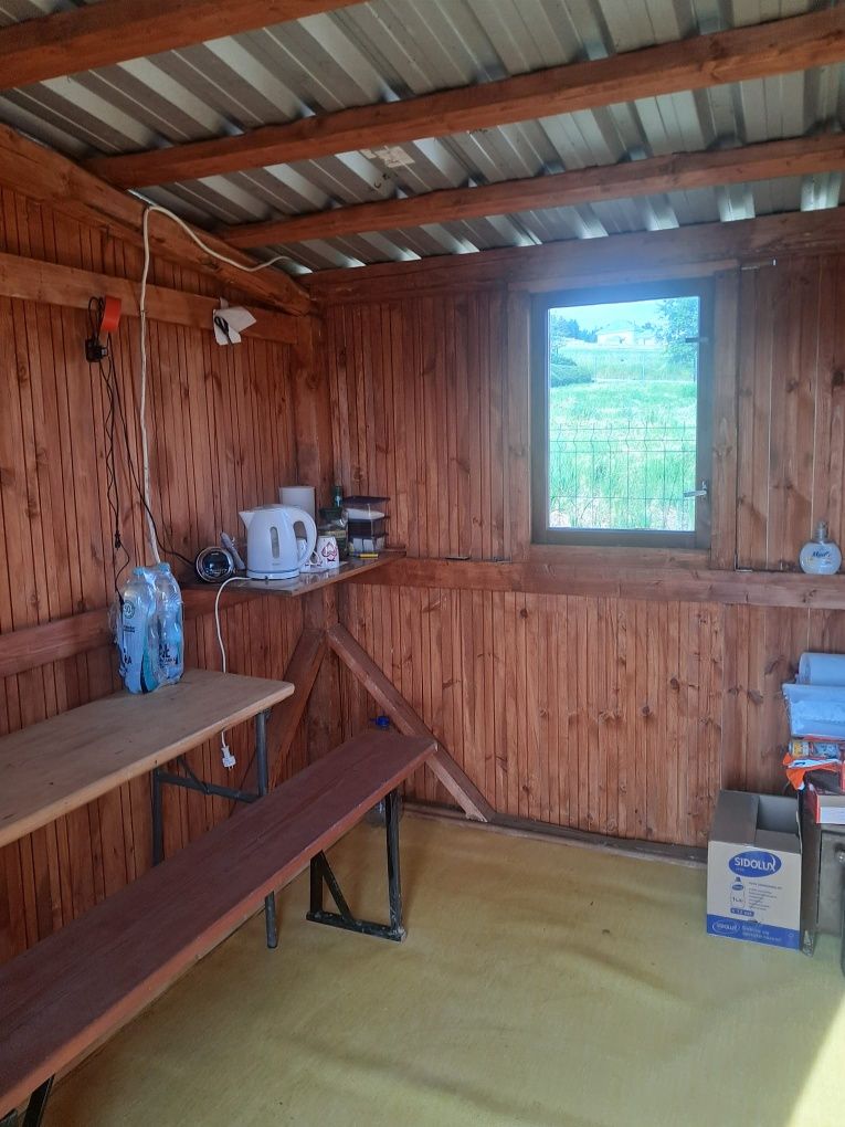 Domek drewniany 320x240 +wc