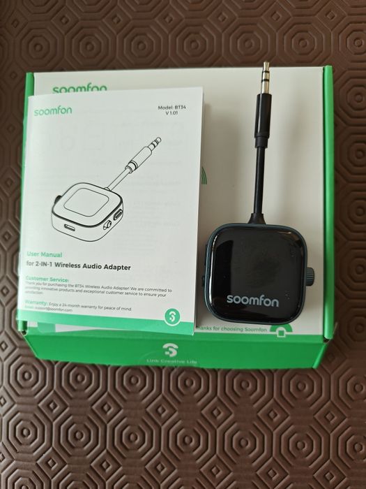 Adaptador audio de 3.5mm para bluetooth