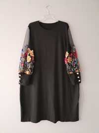 Sukienka czarna roz 50-52