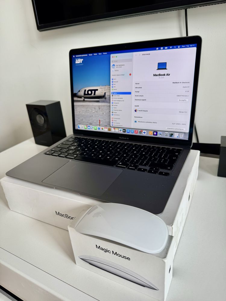 Apple Macbook air M1 ssd 256gb 8gb spacegrey a2337