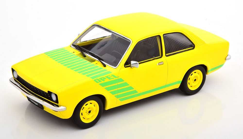 Model 1:18 KK-Scale Opel Kadett C Swinger 1973 yellow (KKDC180673)