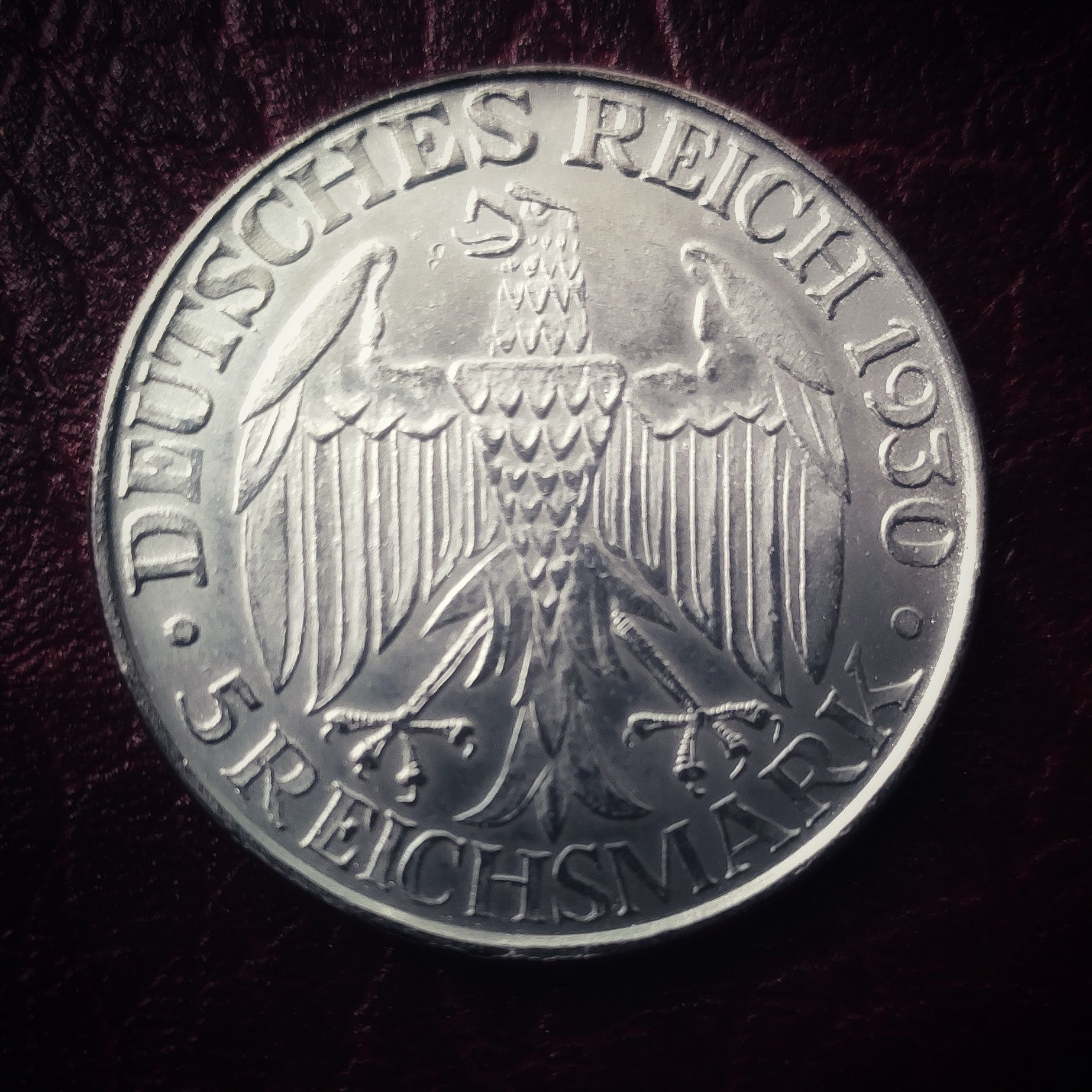 3 Reichsmark Graf Zeppelin z 1929 roku. - Świetny stan!