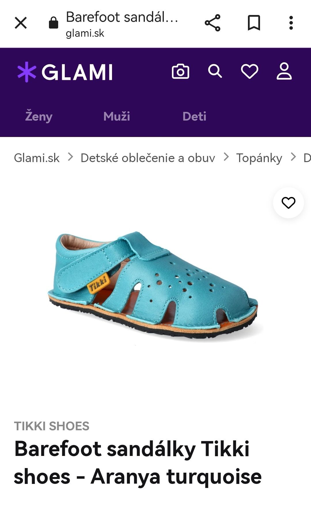 Buciki sandałki barefoot Tikki Aranya r. 25 z Bosa Stópka