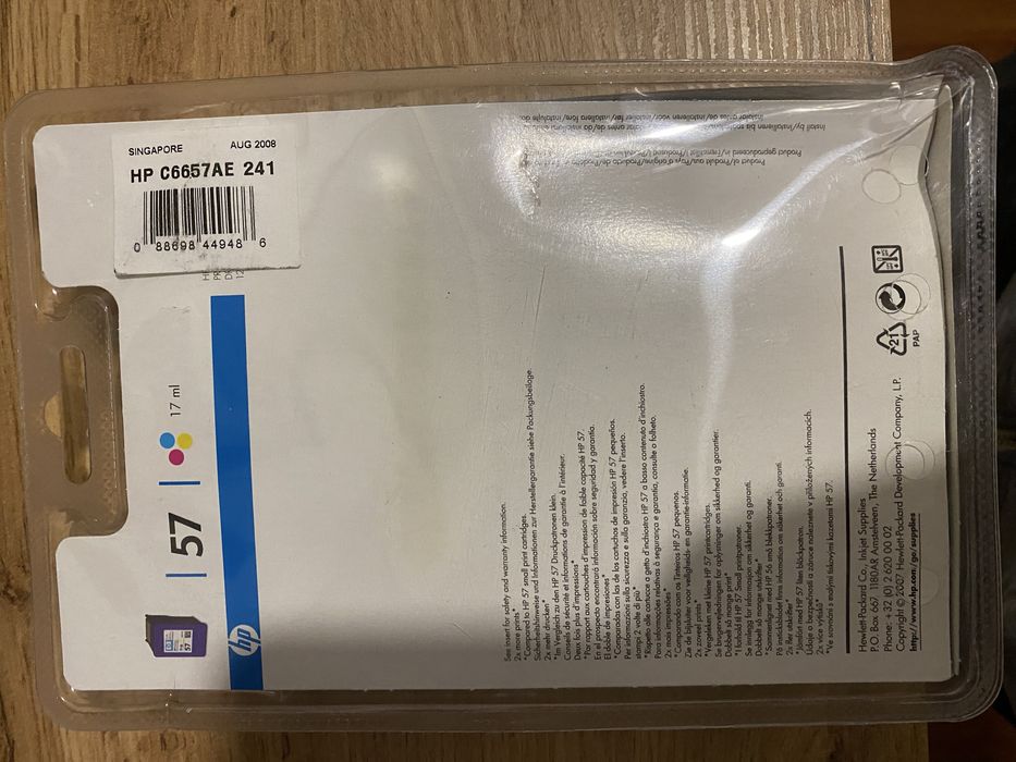 Tinteiro hp 57 Selado