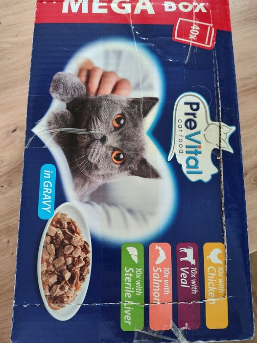 Karma dla kota mokra różne smaki